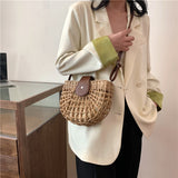 Bolso de Paja Tejido Playa