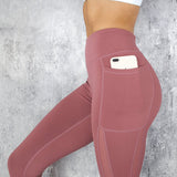 Leggings Yoga Talle Alto con Bolsillos