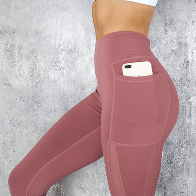 Leggings Yoga Talle Alto con Bolsillos