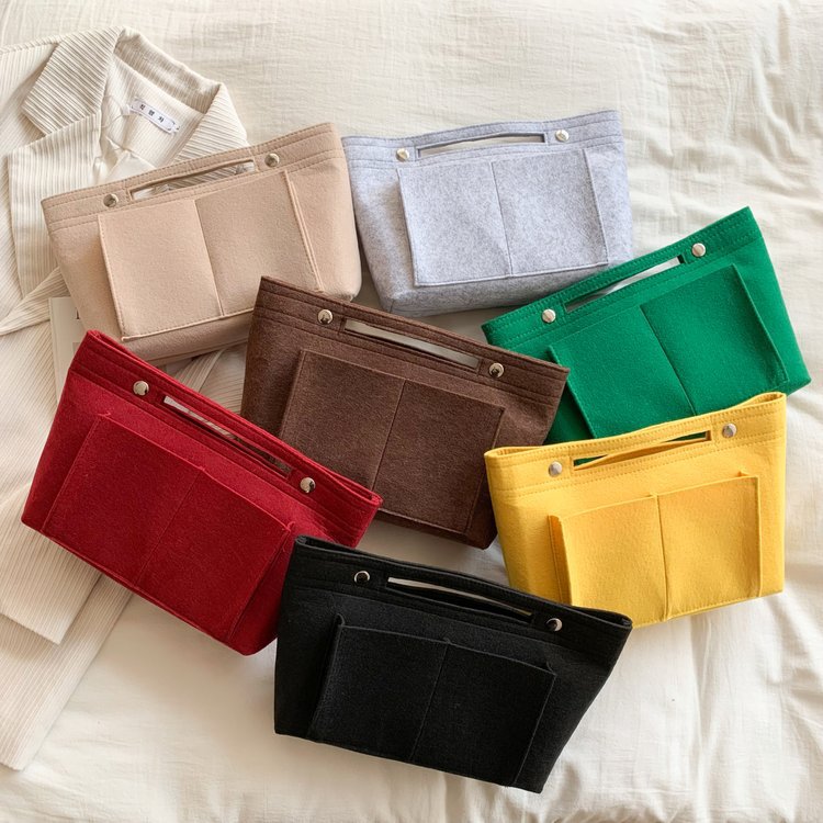 Bolso Fieltro Bordado Gran Capacidad