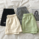 Shorts Deportivos Wide Leg Cintura Alta
