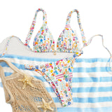 Floral print bikini