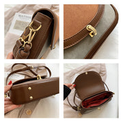 Bolso Cuadrado Retro con Cerradura