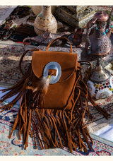 Bolso Sobre con Flecos Bohemio