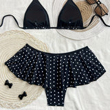 Bikini Lunares con Lazo al Cuello