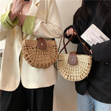 Bolso de Paja Tejido Playa