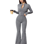 Zip flare yoga set