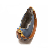 Bolso Media Luna Denim