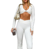 Conjunto yoga blanc