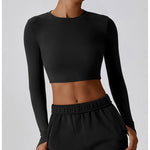 Thread crop sculpt top