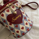 Bolso Cilíndrico Mini a Rayas