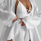 Conjunto chiffon tres piezas sexy verano