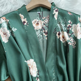 Conjunto loungewear seda cuatro piezas