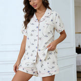 Pijama Floral Crepé