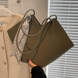 Bolso Tote Gran Capacidad con Pañuelo