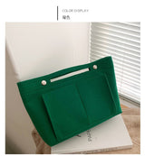 Bolso Fieltro Bordado Gran Capacidad