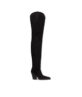 Botas Mosqueteras Ante Punta Fina