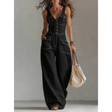 Mono Denim Lavado Tirantes