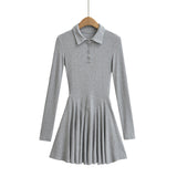 Conjunto Vestido Vuelo y Falda