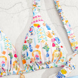 Floral print bikini