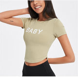 Top Fitness Crop Sin Costuras