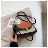 Bolso Cuadrado Retro con Cerradura