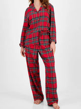 Pijama Cuadros Camisero Navidad