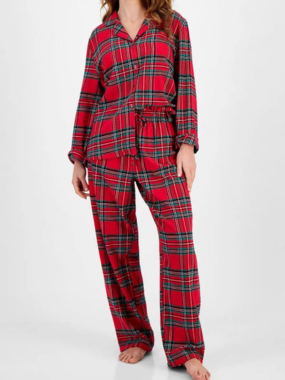 Pijama Cuadros Camisero Navidad