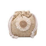 Bolso Cubo Paja Trenzada