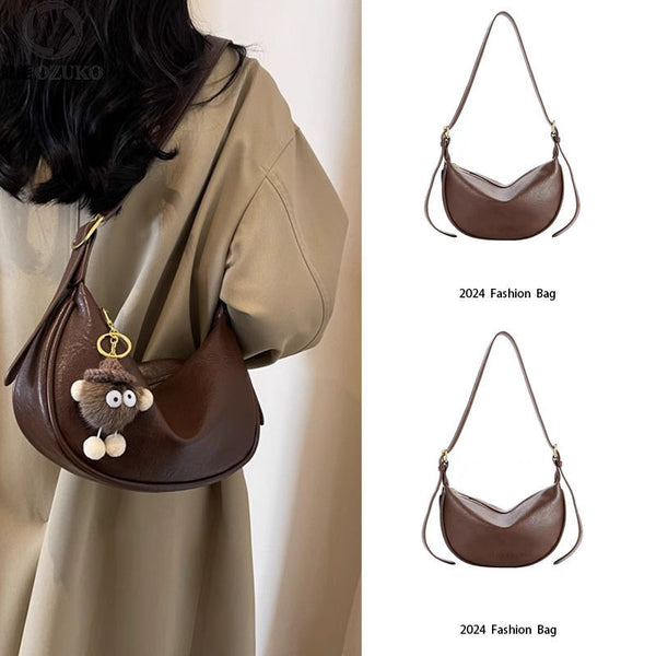 Bolso Bandolera Dumpling con Colgante