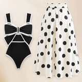 Conjunto Bañador y Pareo Vintage