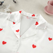 Pijama Camisola Estampado Corazones