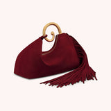 Bolso Ante con Flecos Vintage