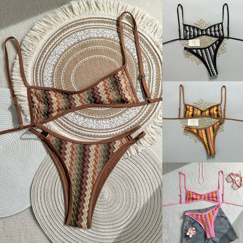 Bikini Rayas Dos Piezas