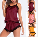 Camisón de Encaje Escote V