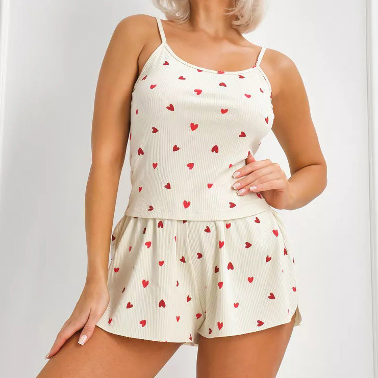 Pijama Estampado Corazones