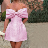 Vestido Lazo Espalda Asimétrico