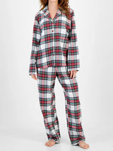 Pijama Cuadros Camisero Navidad