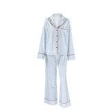 Pijama Algodón Cuadros Azul