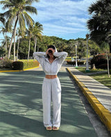 Conjunto Cárdigan Capucha Street