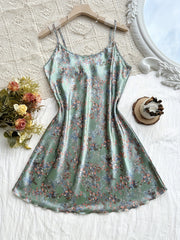 Conjunto vestido floral tirantes