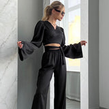Conjunto sleepwear premium manga larga pantalón