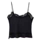 Conjunto Camisola y Shorts Encaje Negro