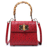 Bolso Bandolera Efecto Avestruz