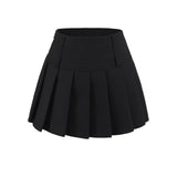 Minifalda Plisada Cintura Alta