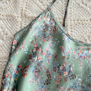 Conjunto vestido floral tirantes