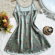 Conjunto vestido floral tirantes