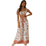 Conjunto Vacacional Estampado Bohemio