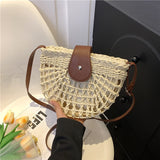 Bolso de Paja Tejido Playa