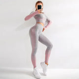 Conjunto Yoga Sin Costuras Degradado